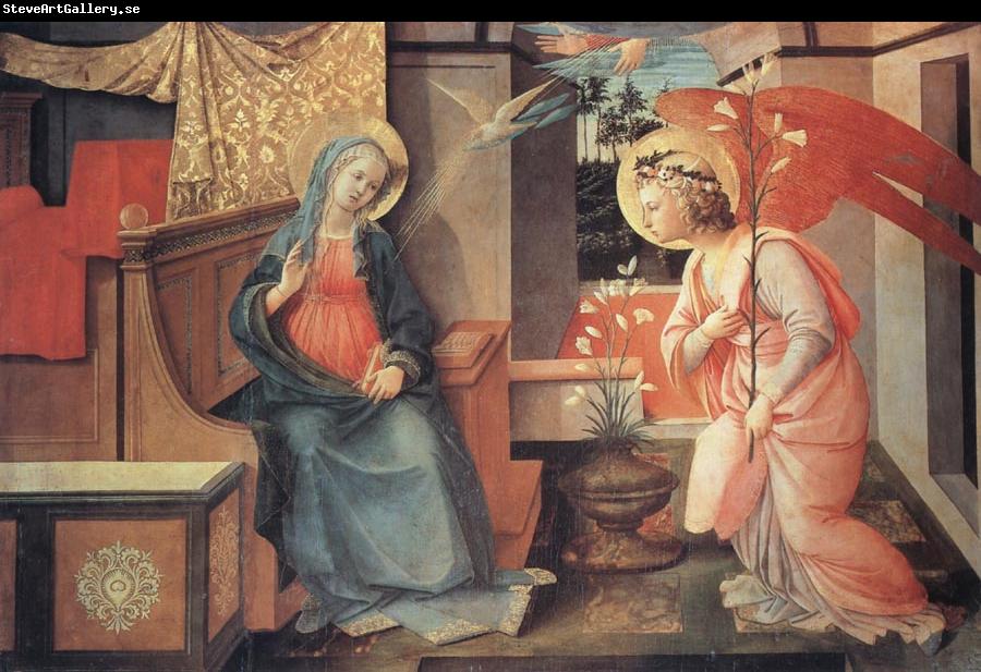 Fra Filippo Lippi The Annunciation